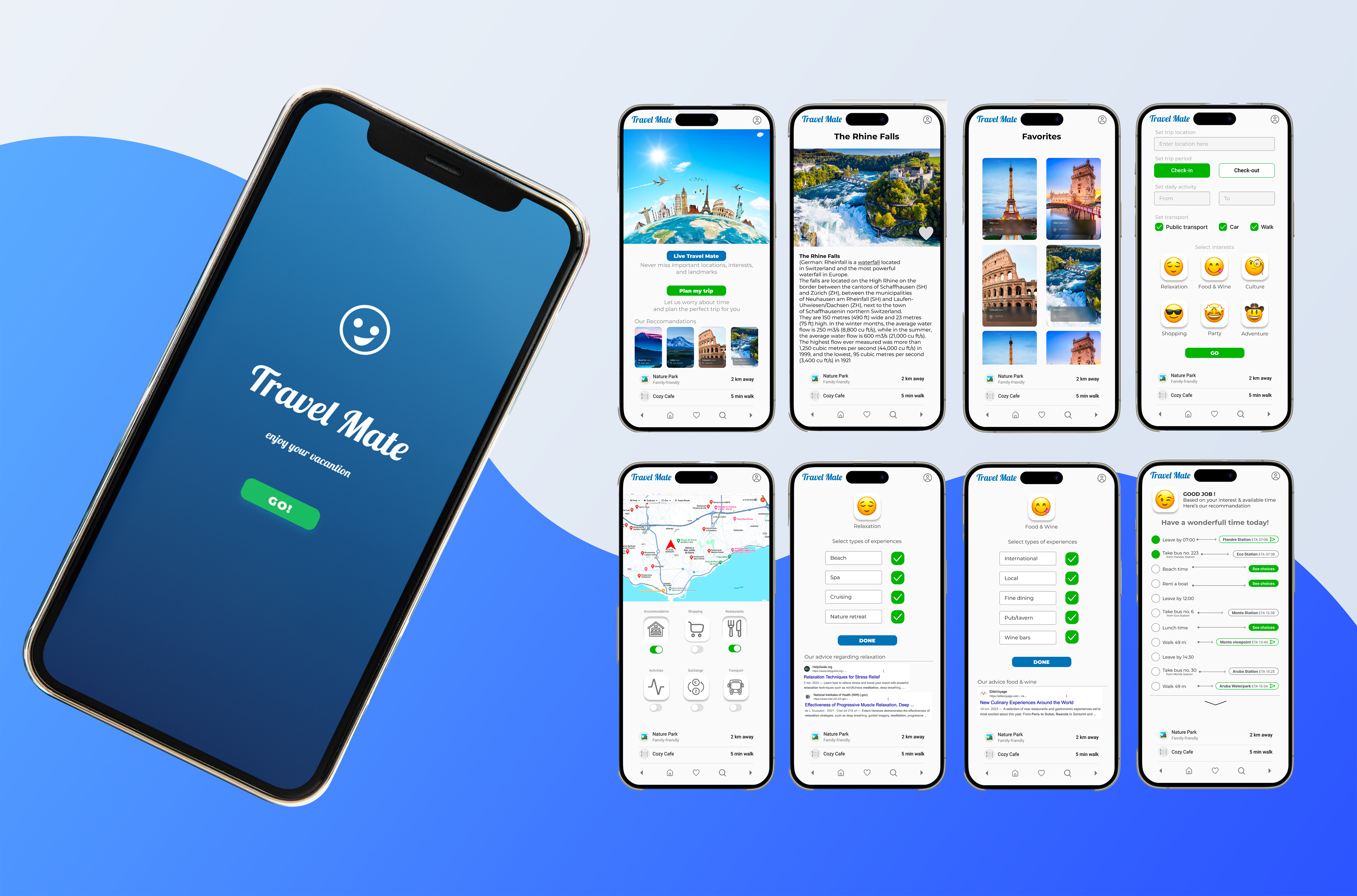 Travel Mate — Full UI Overview