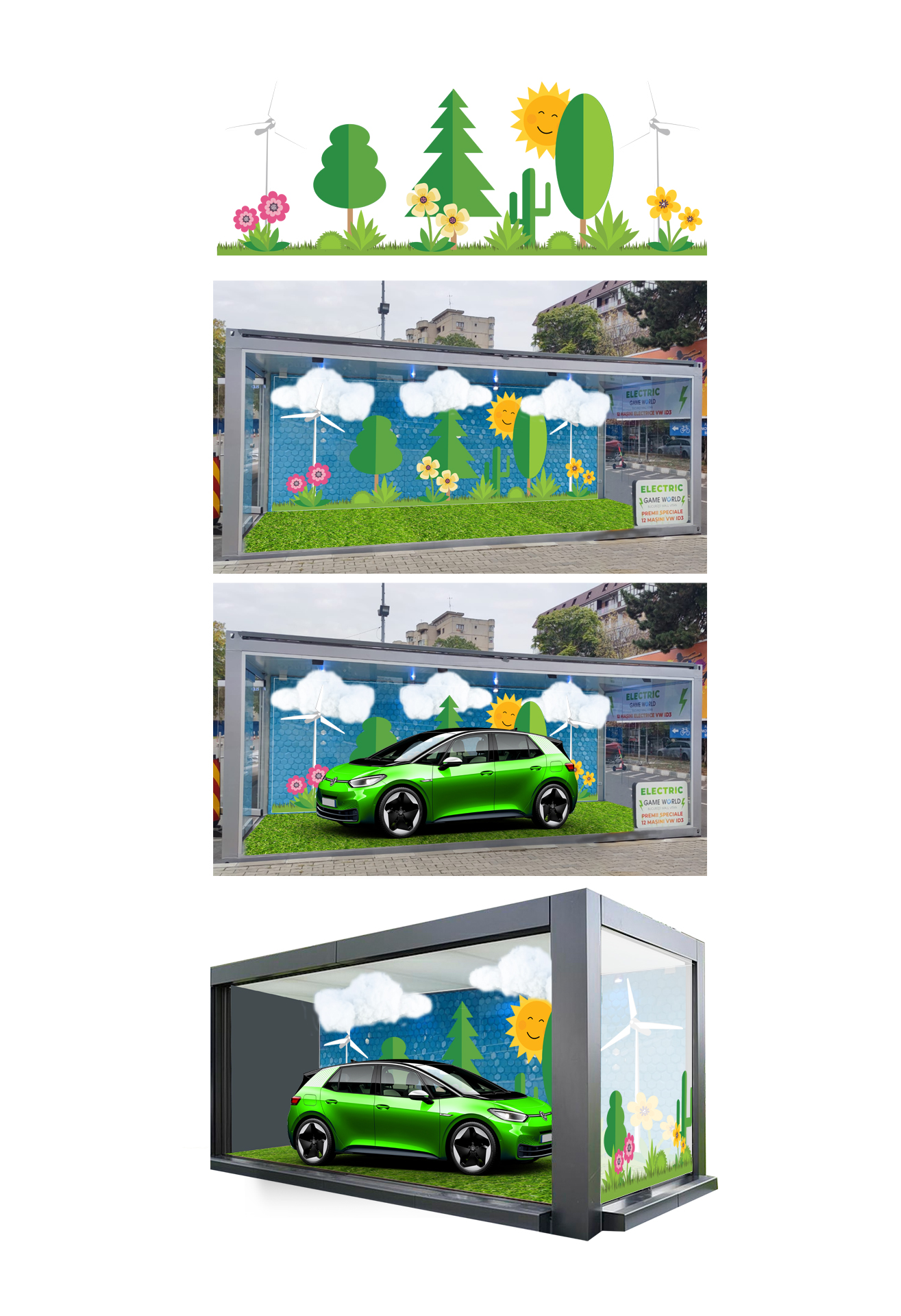 Electric — Bus Shelter Mockup