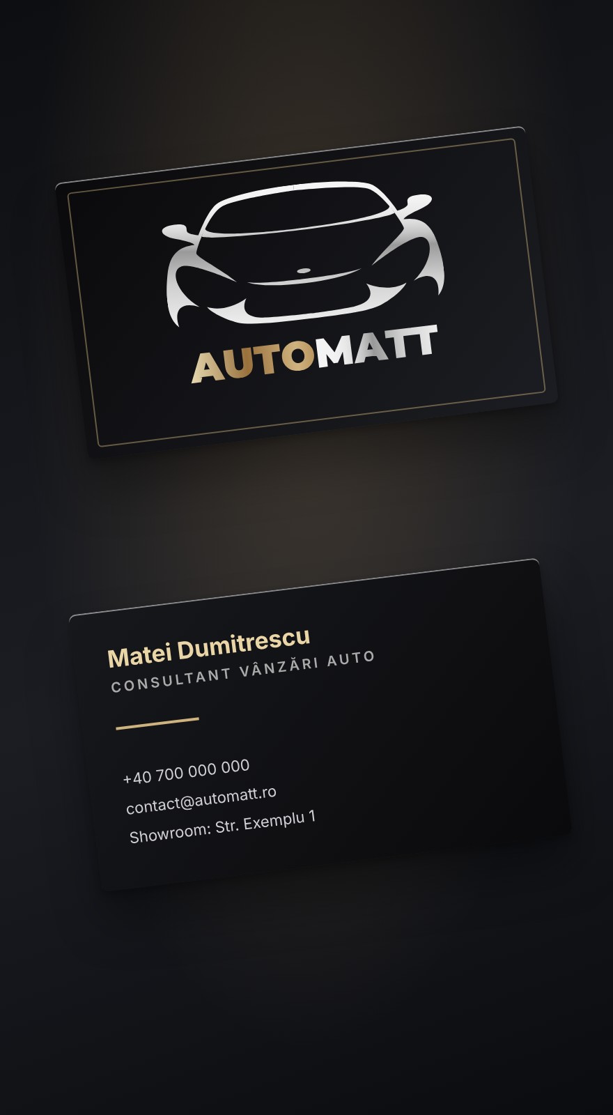 AutoMatt — Business Card